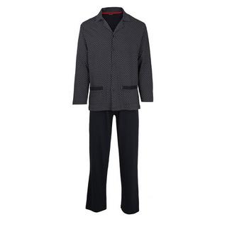 Götzburg Bequem sitzender gemusterter Langarm Pyjama  