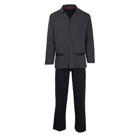 Götzburg Bequem sitzender gemusterter Langarm Pyjama  