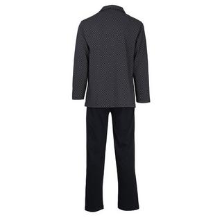 Götzburg Bequem sitzender gemusterter Langarm Pyjama  