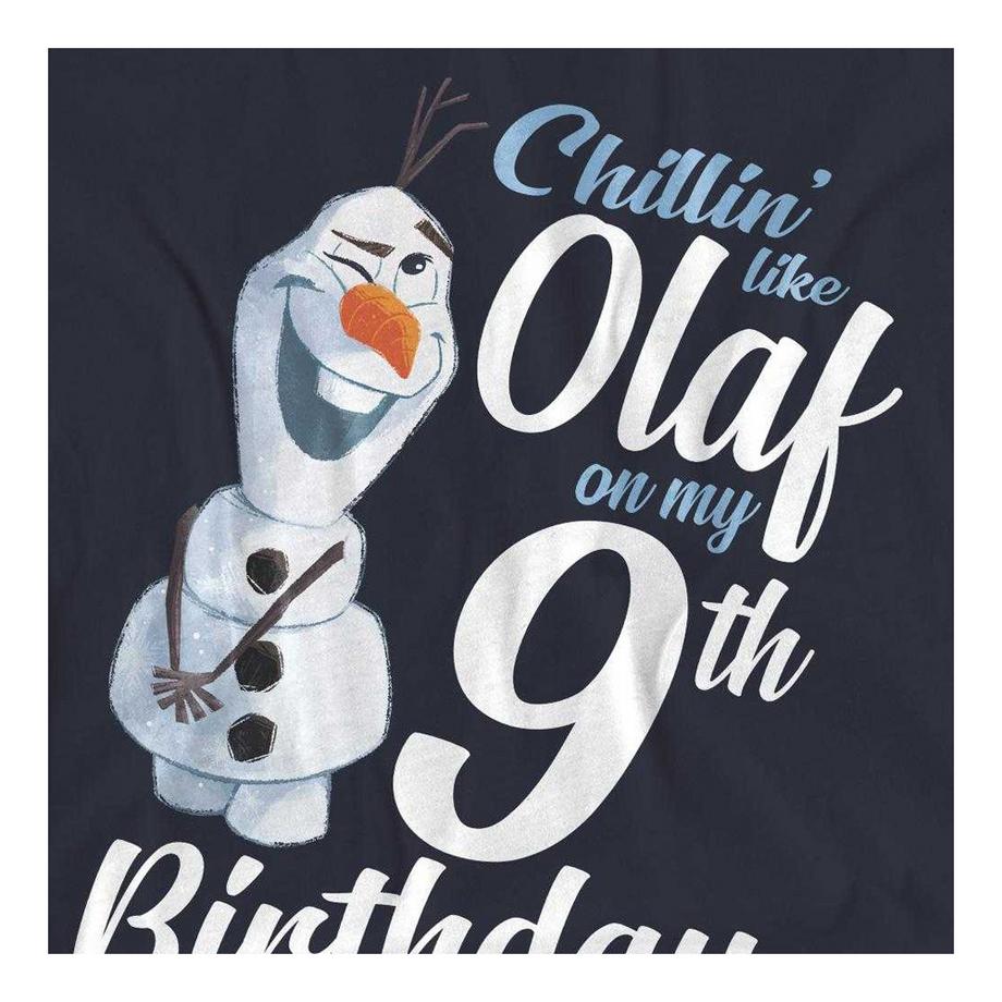 FROZEN Chillin Like Olaf 9. Geburtstag T-Shirt  