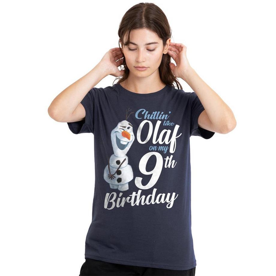 FROZEN Chillin Like Olaf 9. Geburtstag T-Shirt  