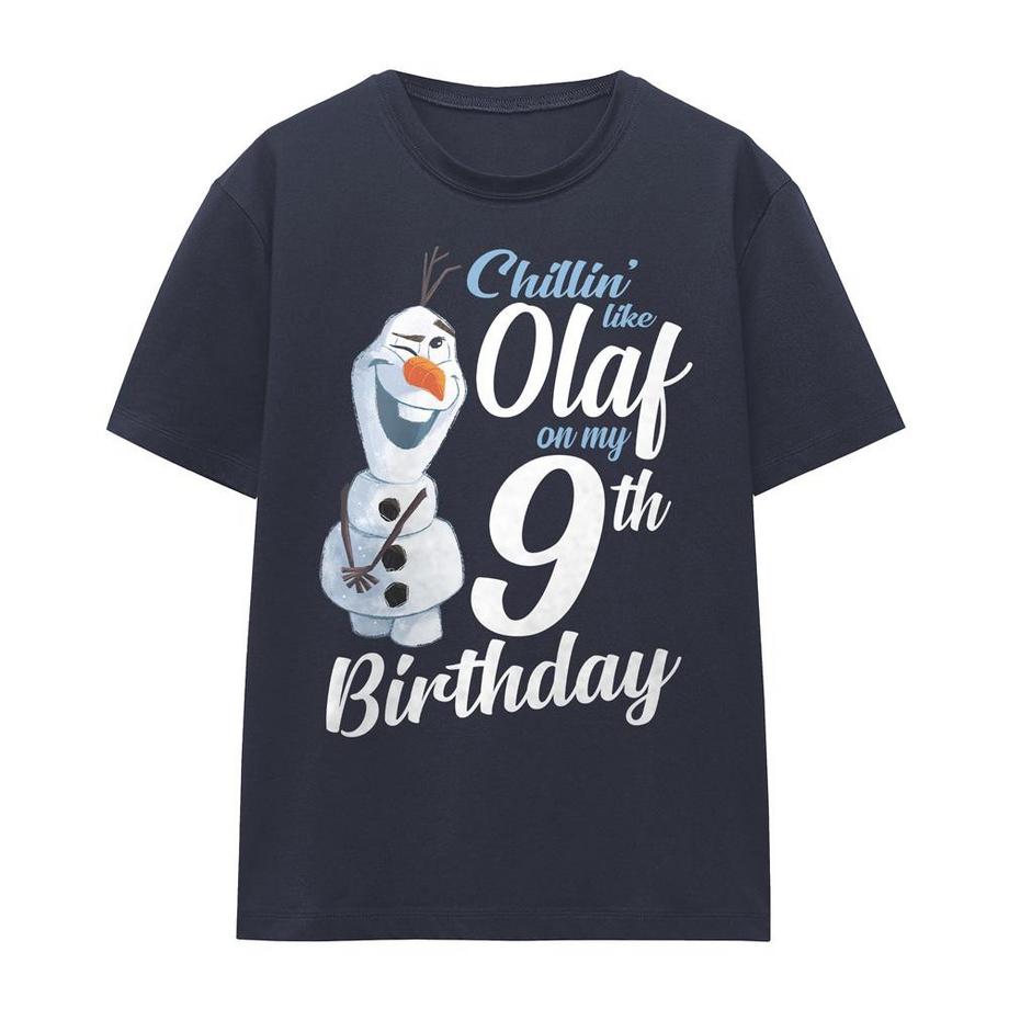 Chillin Like Olaf T-Shirt, 9 Geburtstag