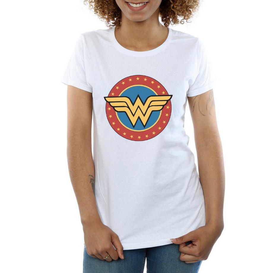 DC COMICS Wonder Woman Logo Bedrucktes T-Shirt  