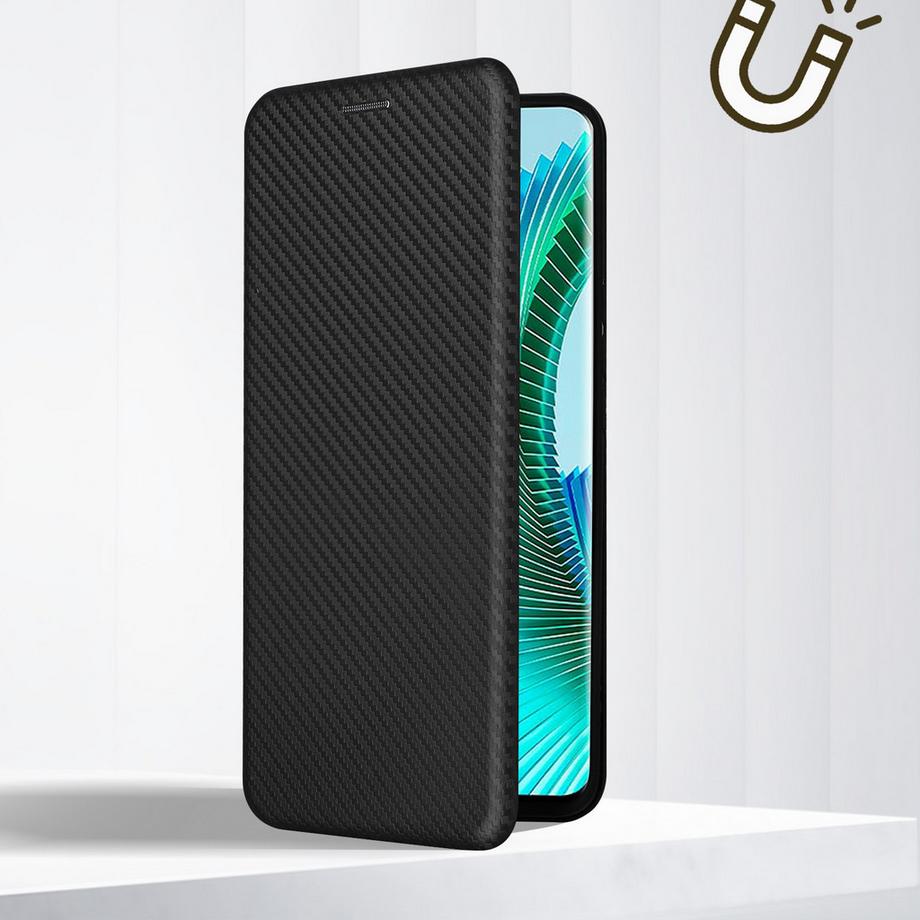 Avizar  Etui Honor Magic 6 Lite5G Carbon Schwarz 