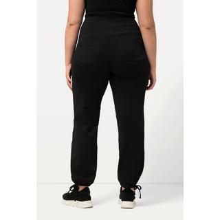 Ulla Popken Bellieva Pantaloni di felpa cintura extra alta cotone biologico  