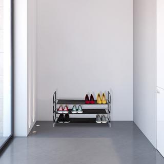 Northix Ripiano per scarpe con ripiani in tessuto da 1 m  