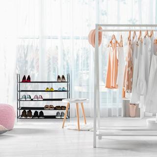 Northix Ripiano per scarpe con ripiani in tessuto da 1 m  