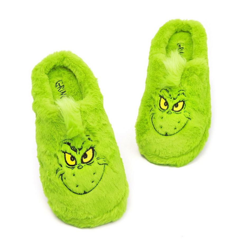 The Grinch  Hausschuhe, Gesicht, Kunstfell 