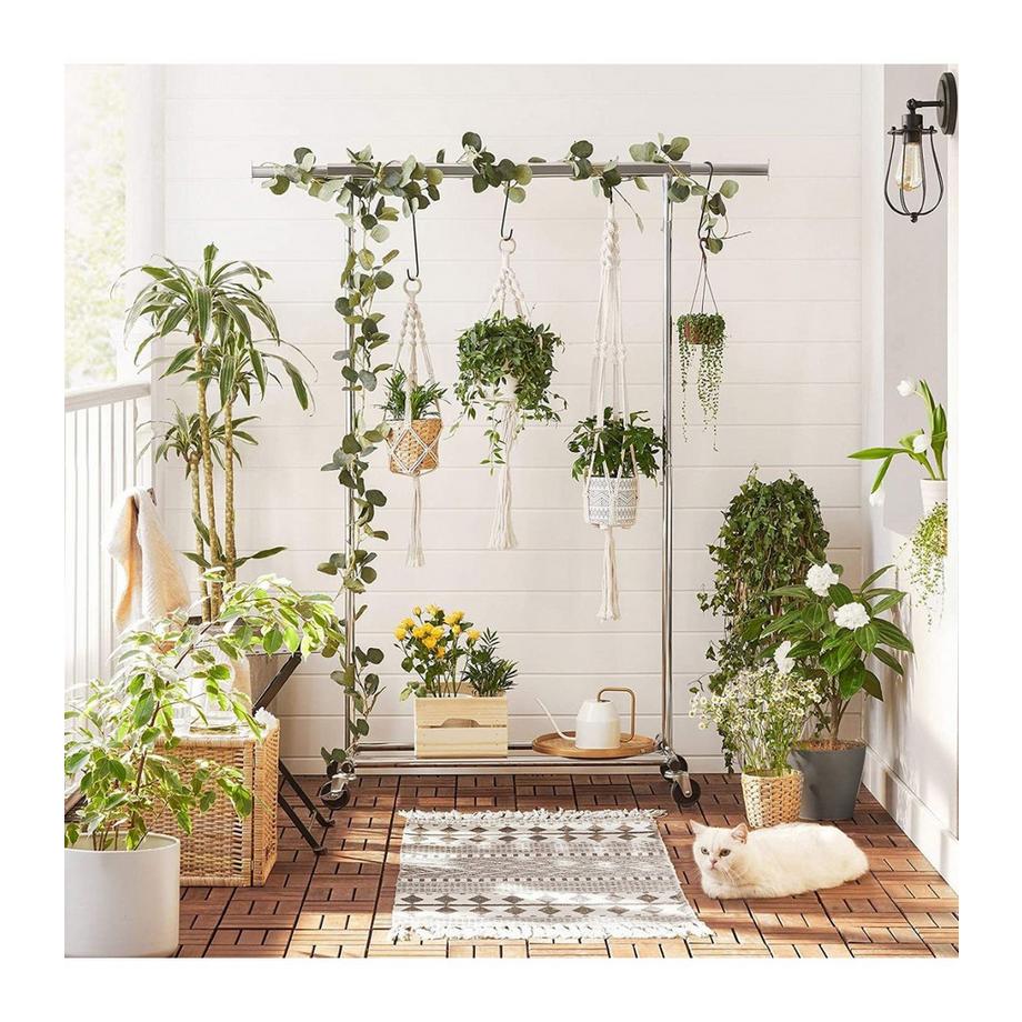 Calicosy Robuster, ausziehbarer Kleiderständer mit einer Tragfähigkeit von 90 kg  