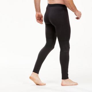 FORCLAZ  Merino Tights Bergtrekking MT500 lange Unterwäsche Herren schwarz 