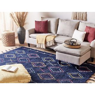 Beliani Tapis en Coton Boho CORUM  