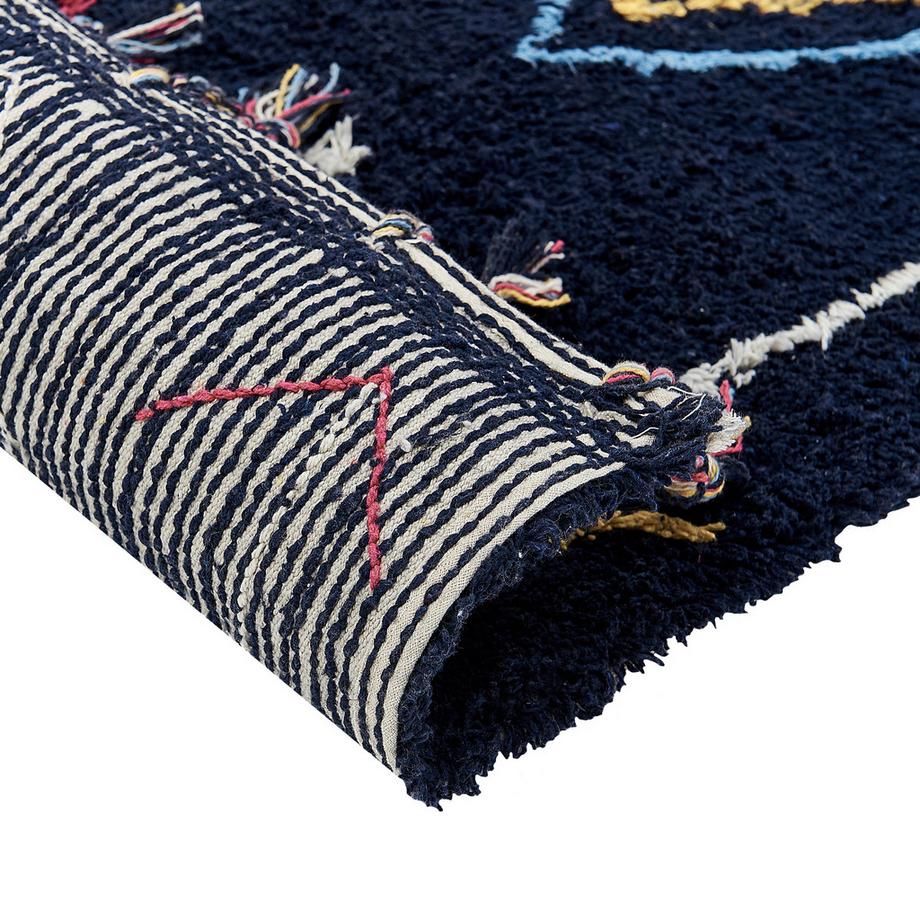 Beliani Teppich aus Baumwolle  CORUM  