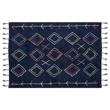 Beliani Tapis en Coton Boho CORUM  