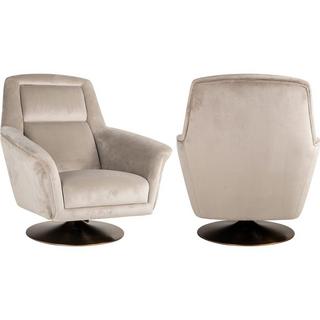 mutoni Fauteuil Nora en velours  