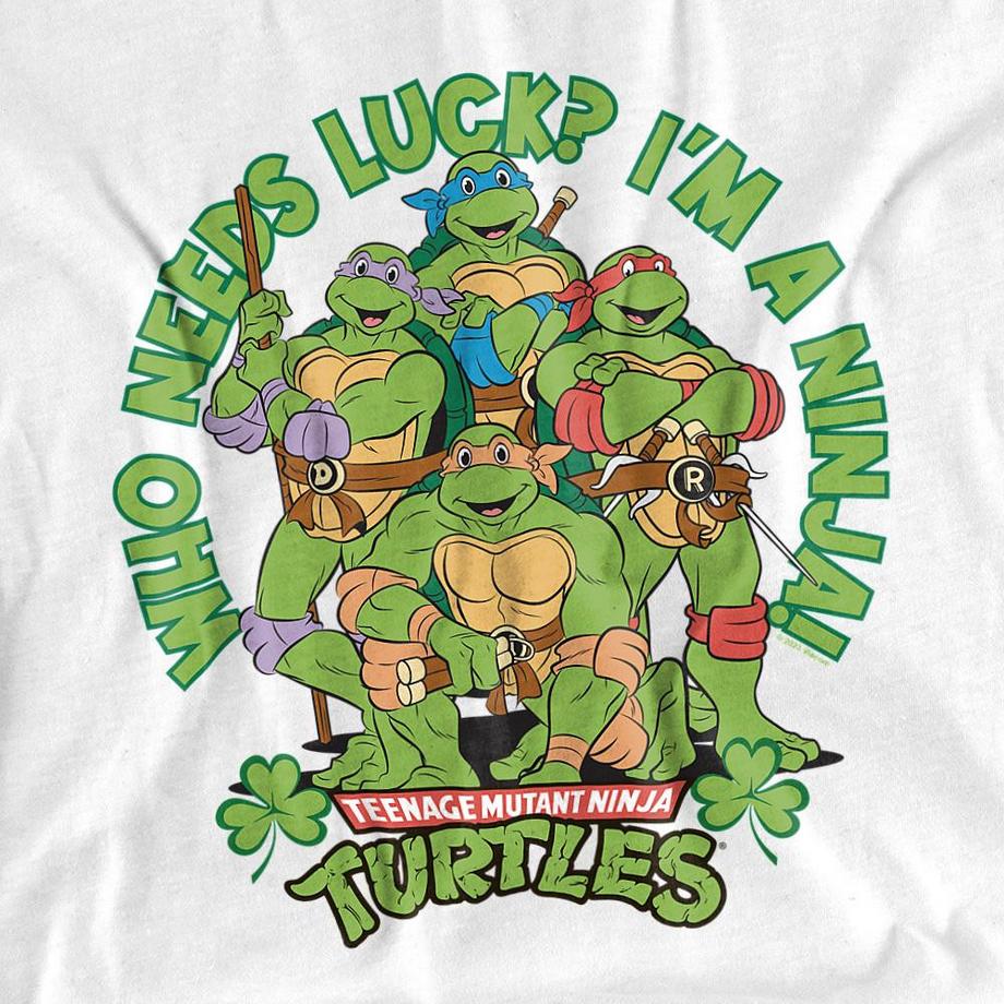 TEENAGE MUTANT NINJA TURTLE  T-ShirtSt. Patrick´s Day Who Needs Luck 