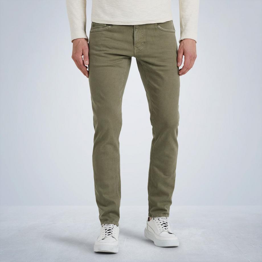 Tailwheel Slim Fit Hose aus gefärbtem Denim