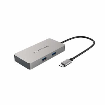 HDMB2 hub & concentrateur USB 3.2 Gen 1 (3.1 Gen 1) Type-C 5000 Mbit/s Acier inoxydable