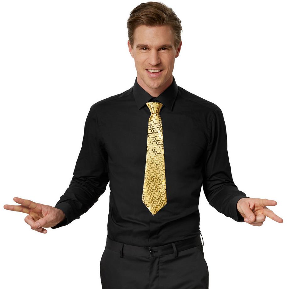 Tectake  Cravatta con paillettes 