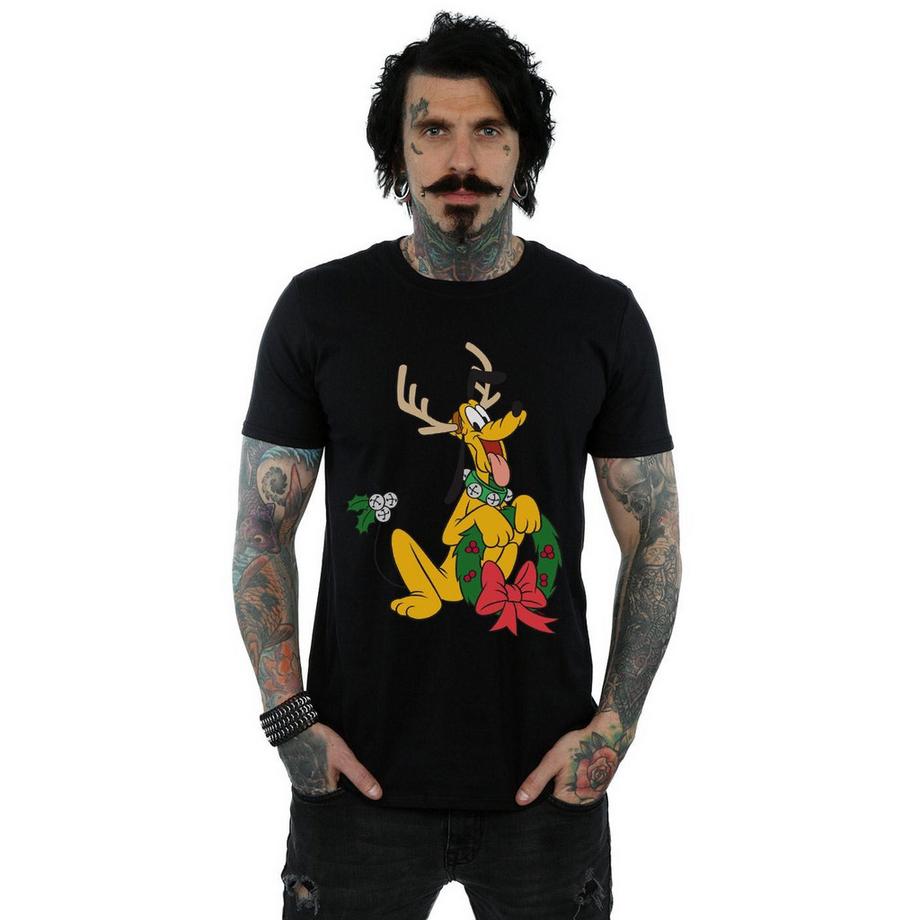 Disney Pluto Christmas Antlers T-Shirt  