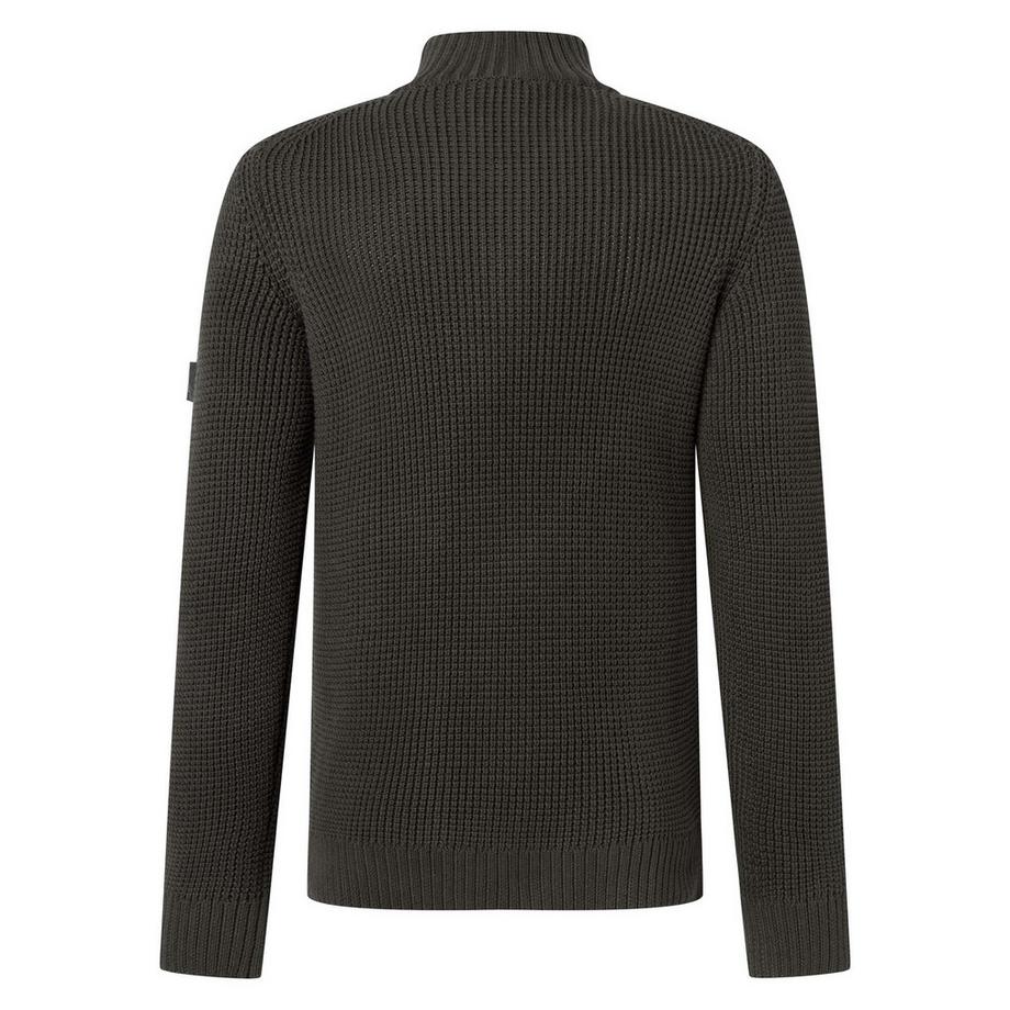 Joop Jeans Henrios Strickpullover Half-Zip Bequem sitzend  