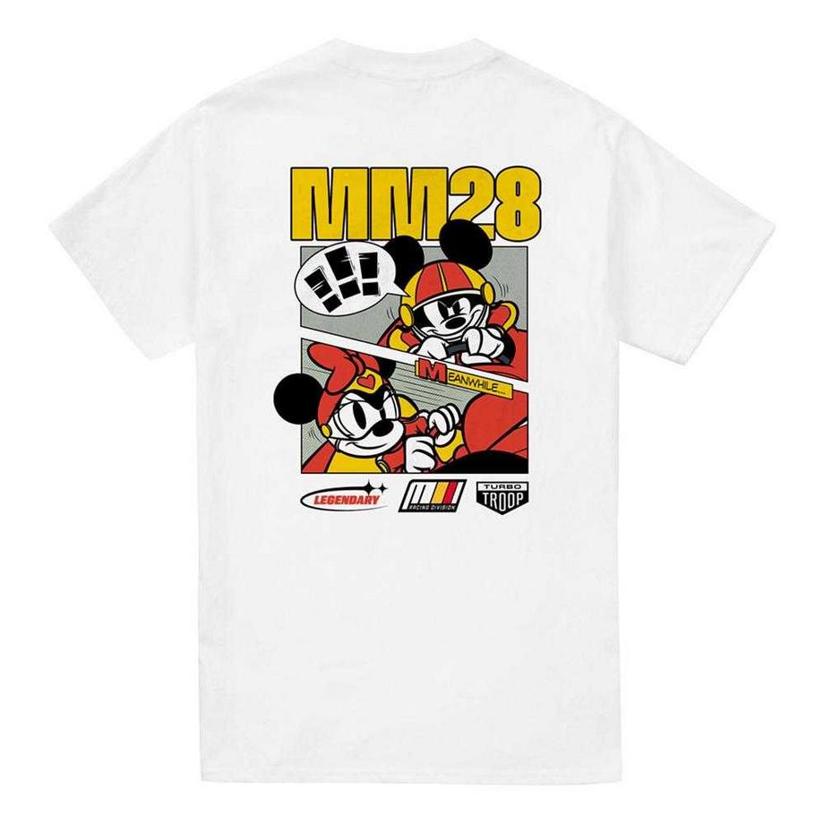Disney  TShirt  , Rückseitiger Aufdruck, Rennen 