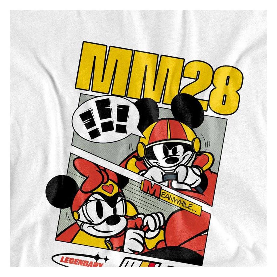 Disney  TShirt  , Rückseitiger Aufdruck, Rennen 