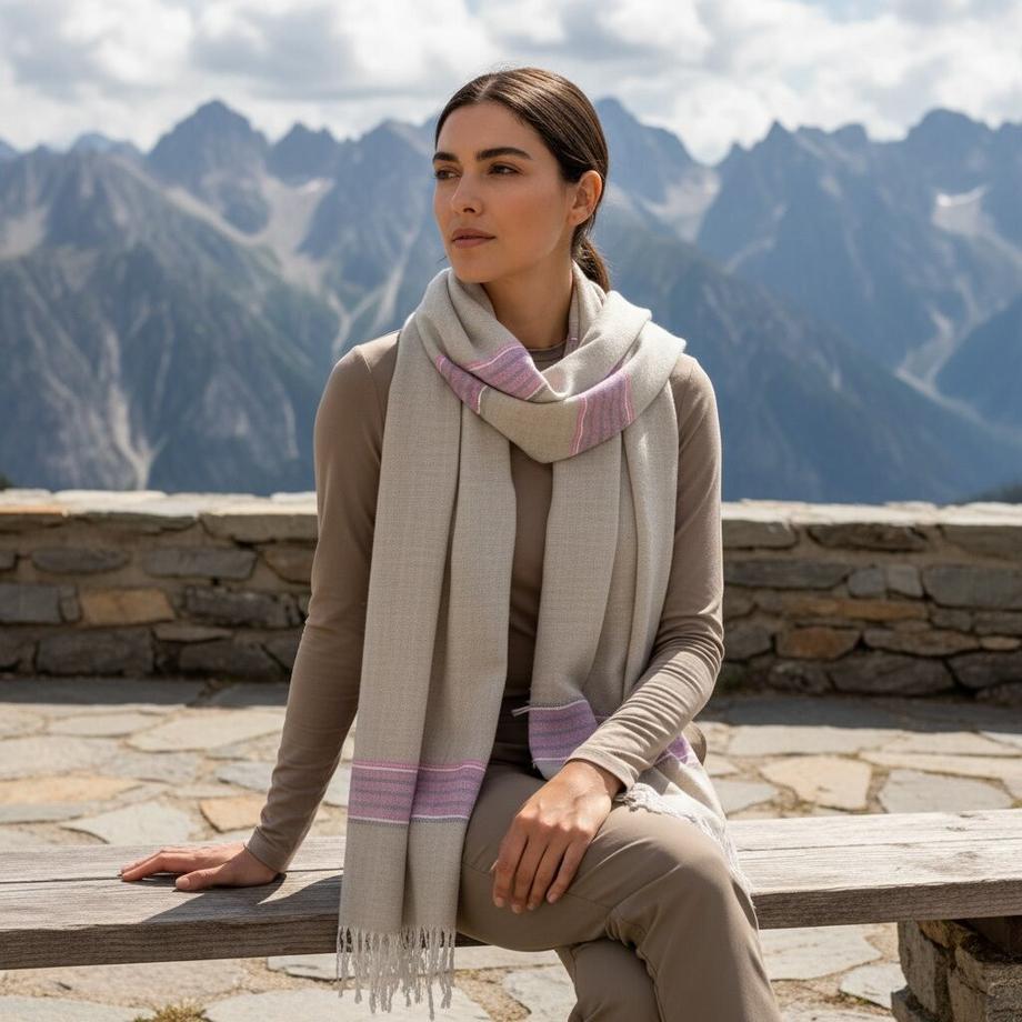 LUCKY & LOVE  Pashmina-Merinoschal Shivalik 