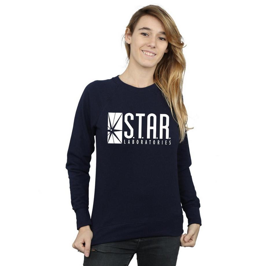 DC COMICS STAR Labs Rundhals-Sweatshirt  