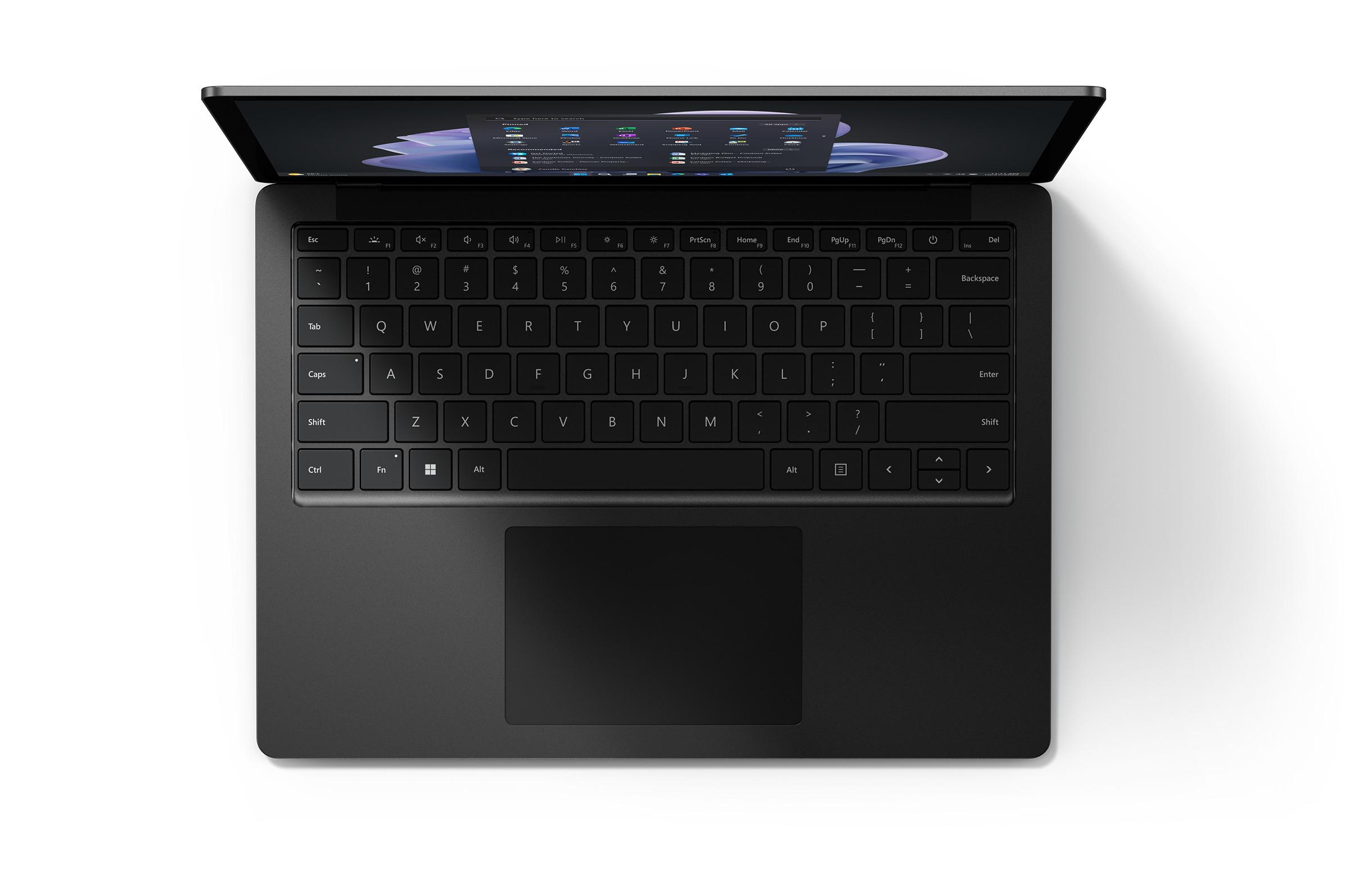 Microsoft  Surface Laptop 5 Intel® Core™ i7 i7-1265U 34,3 cm (13.5") Touchscreen 32 GB LPDDR5x-SDRAM 1 TB SSD Wi-Fi 6 (802.11ax) Windows 11 Pro Schwarz 