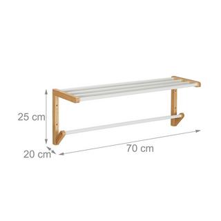 Northix Porte-serviettes mural en bambou  