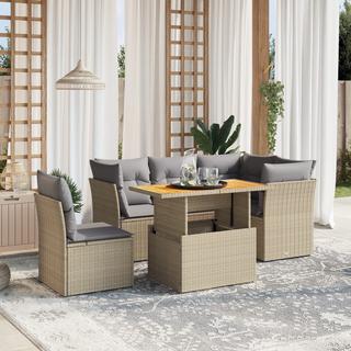 VidaXL Garten sofagarnitur poly-rattan  