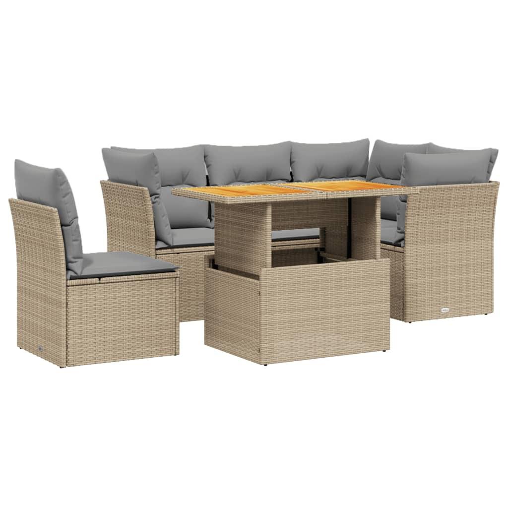 VidaXL Garten sofagarnitur poly-rattan  