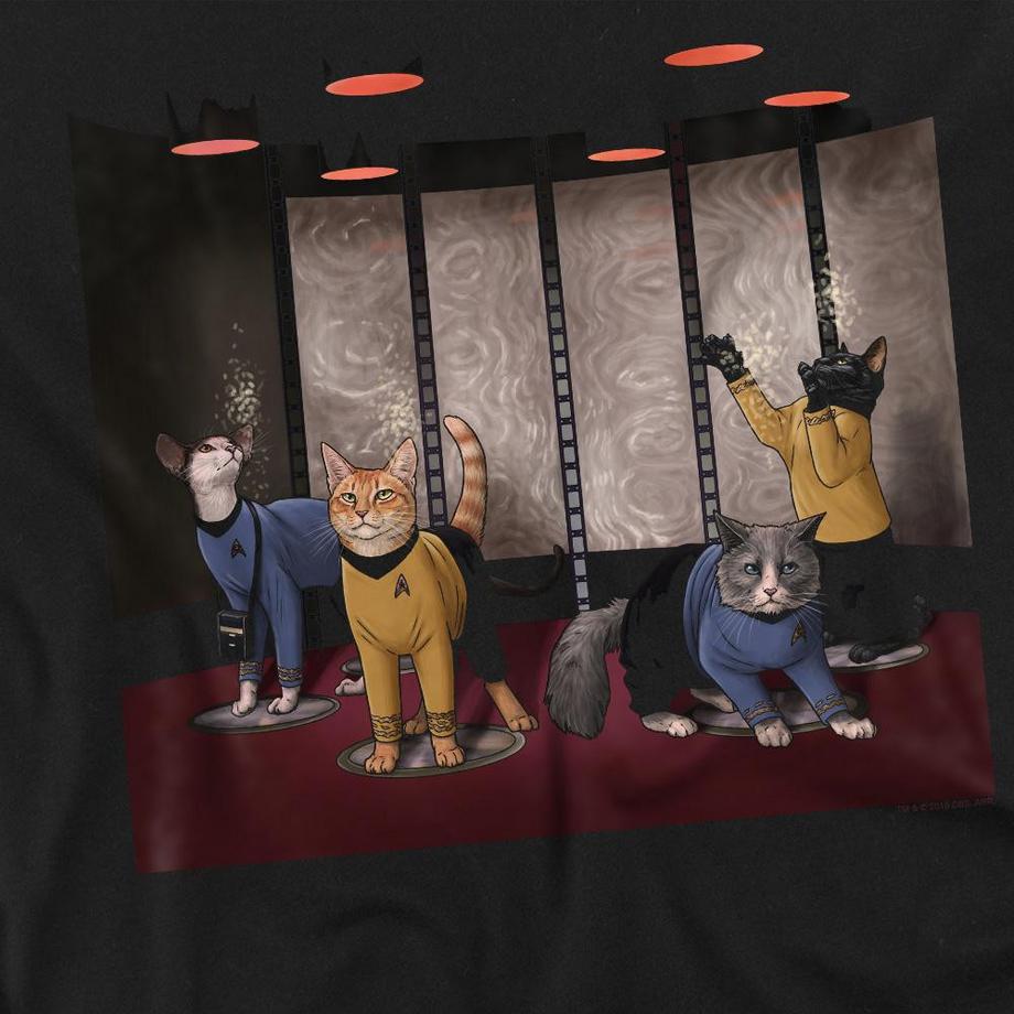 Star Trek Beam Meow Up T-Shirt  