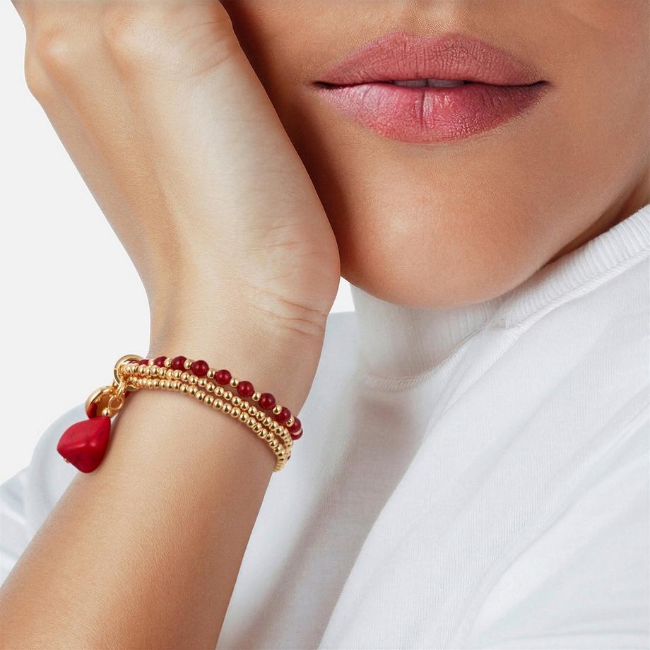 Lulu & Jane  Bracelet en alliage métallique Pierre naturelle 