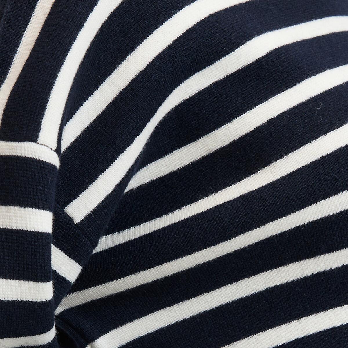 La Redoute Collections Gestreifter Rundhals-Pullover  