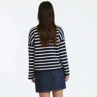 La Redoute Collections Gestreifter Rundhals-Pullover  