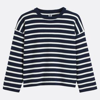 La Redoute Collections Gestreifter Rundhals-Pullover  