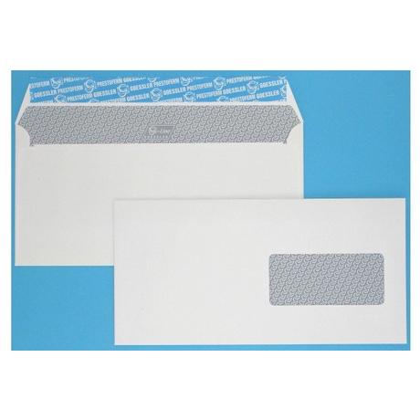 GOESSLER GOESSLER Couvert G-Line m/Fenster C5/6 2032 100g, weiss 500 Stück  