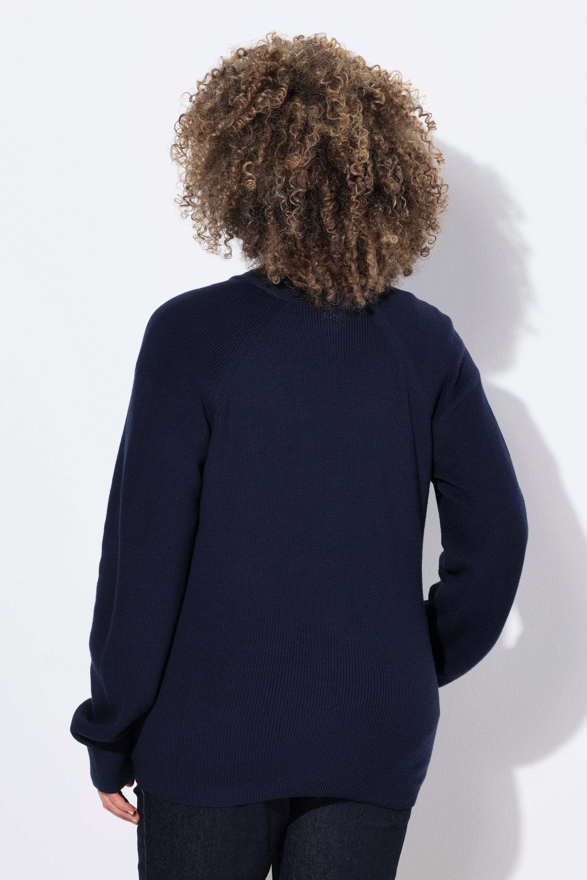 Ulla Popken Cardigan Maglia Bottoni Scollo V Maniche Lunghe  