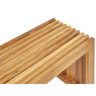 Beliani Panchina da giardino en Legno d'acacia Rustico BELLANO  