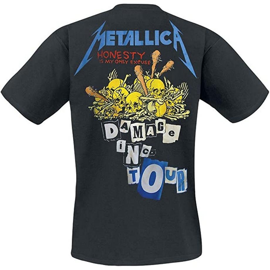 Metallica  Damage Inc Maglietta Stampa Posteriore 