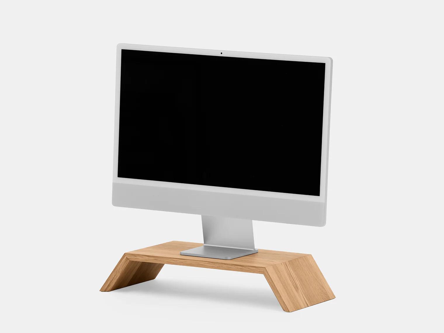 Oakywood Monitor Stand - support pour écran en bois - disponible dans les couleurs chêne  