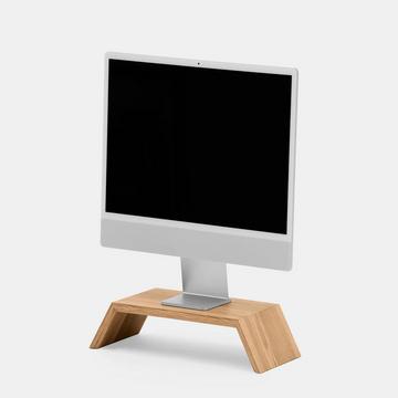 Supporto per monitor - Supporto per monitor in legno - disponibile nei colori Oak
