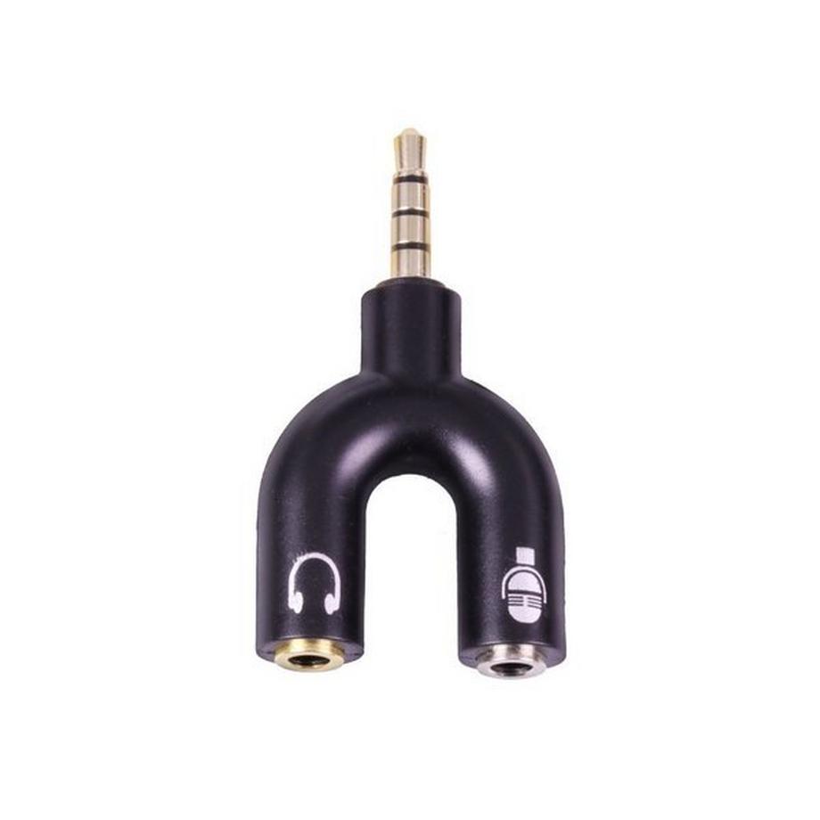 eStore  Séparateur pour casque et microphone - 3.5 mm 