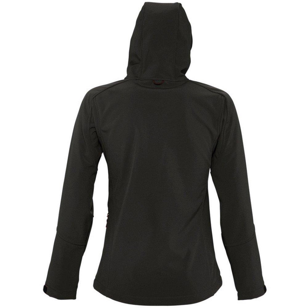 SOLS Veste Softshell à Capuche Respirante Coupe-Vent Déperlante  
