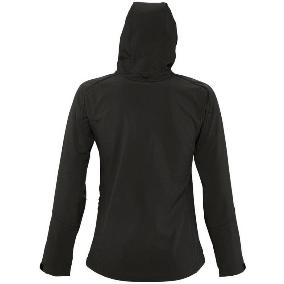 SOLS Giacca Softshell con Cappuccio Traspirante Antivento Idrorepellente  