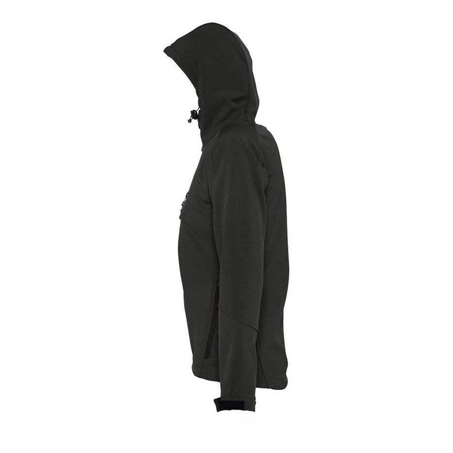 SOLS Giacca Softshell con Cappuccio Traspirante Antivento Idrorepellente  