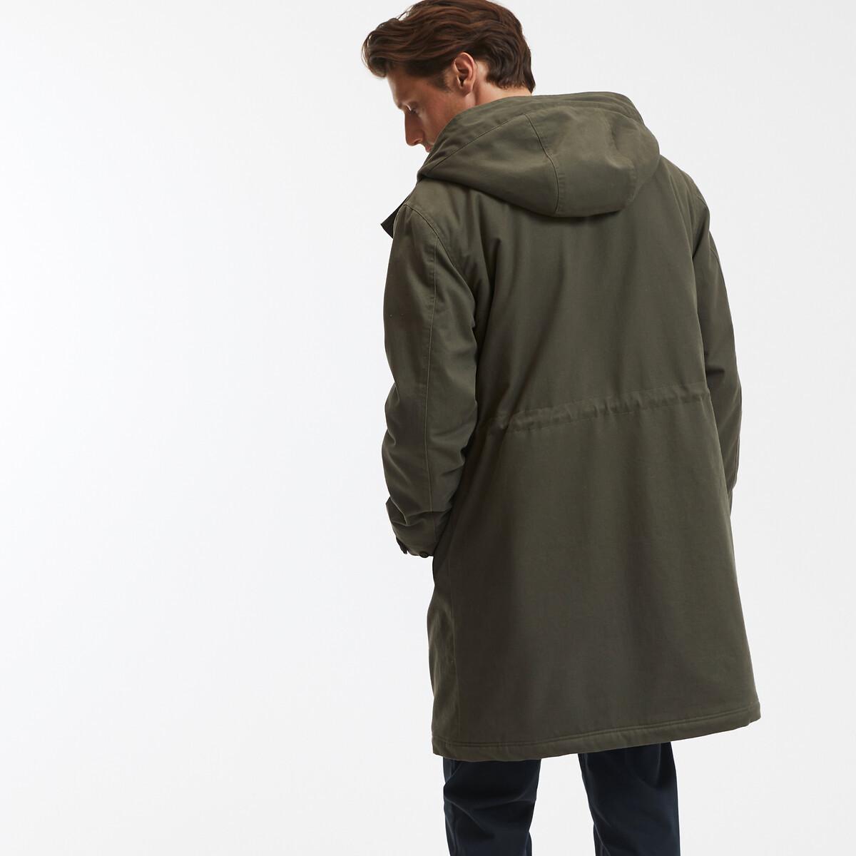 La Redoute Collections Halblanger Parka mit Webpelzfutter  