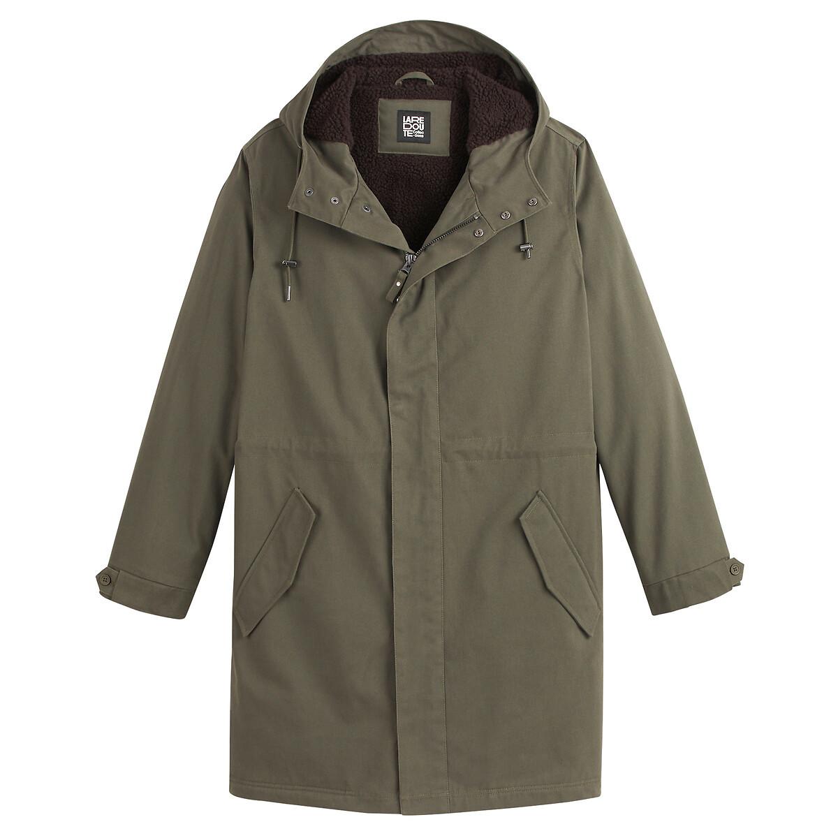 La Redoute Collections Halblanger Parka mit Webpelzfutter  