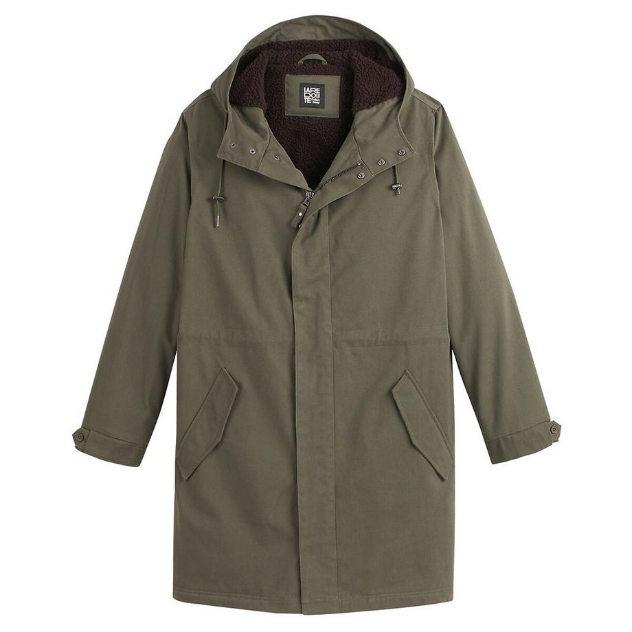 La Redoute Collections Halblanger Parka mit Webpelzfutter  